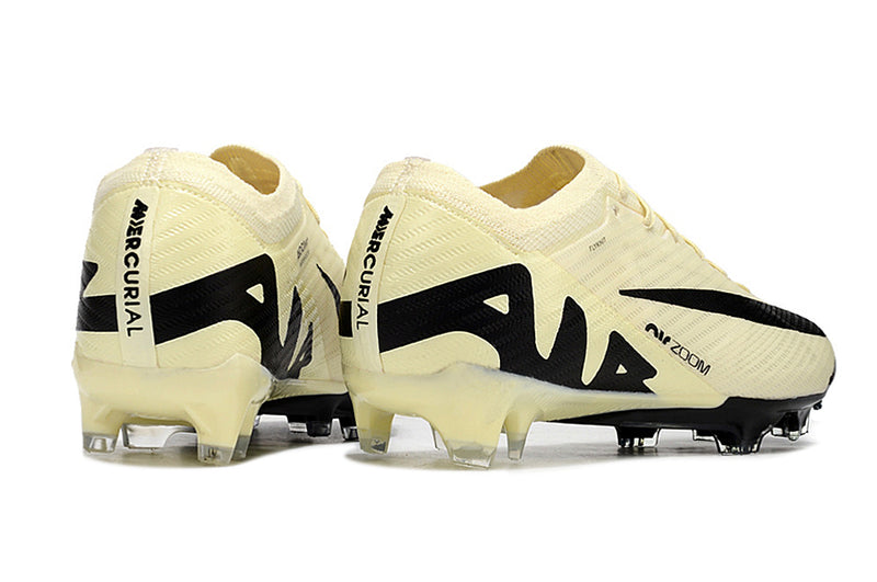 CHUTEIRA NIKE AIR ZOOM MERCURIAL VAPOR 15 ELITE CAMPO (AG) "MAD READY" - BEGE E PRETA