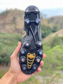 [PRONTA ENTREGA] CHUTEIRA MIZUNO MORELIA NEO III JAPAN TRAVA MISTA - PRETA E DOURADA