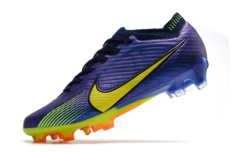 CHUTEIRA NIKE AIR ZOOM MERCURIAL VAPOR 15 ELITE CAMPO - ROXA E AMARELA
