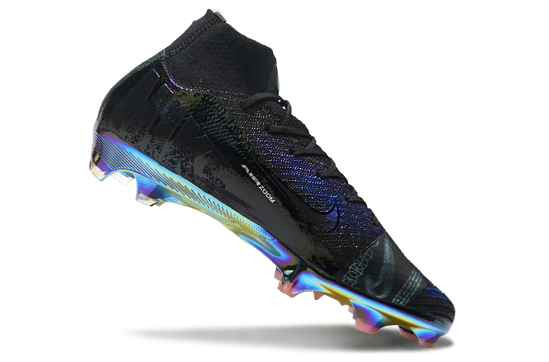 CHUTEIRA NIKE AIR ZOOM MERCURIAL SUPERFLY 10 ELITE CAMPO "COSMIC SPEED" - PRETA