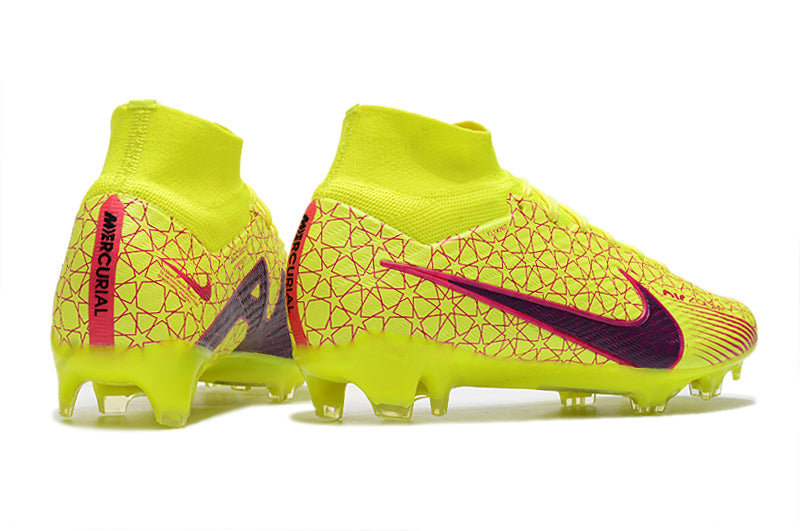 CHUTEIRA NIKE AIR ZOOM MERCURIAL SUPERFLY 9 ELITE CAMPO - AMARELA