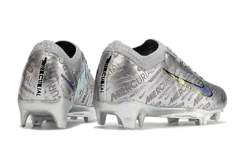 CHUTEIRA NIKE AIR ZOOM MERCURIAL VAPOR 15 ELITE CAMPO "25 ANOS" - PRATA