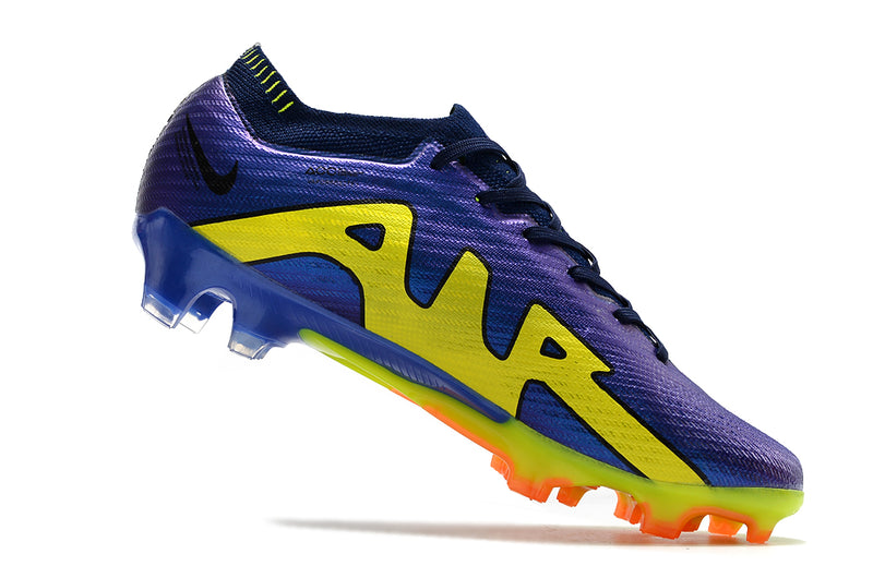 CHUTEIRA NIKE AIR ZOOM MERCURIAL VAPOR 15 ELITE CAMPO - ROXA E AMARELA