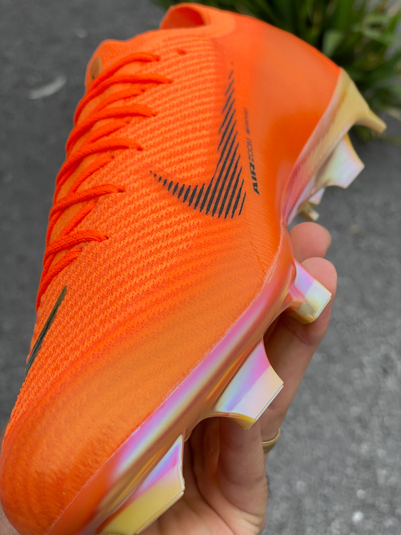 [PRONTA ENTREGA] CHUTEIRA NIKE AIR ZOOM MERCURIAL VAPOR 16 ELITE CAMPO - LARANJA E PRETA