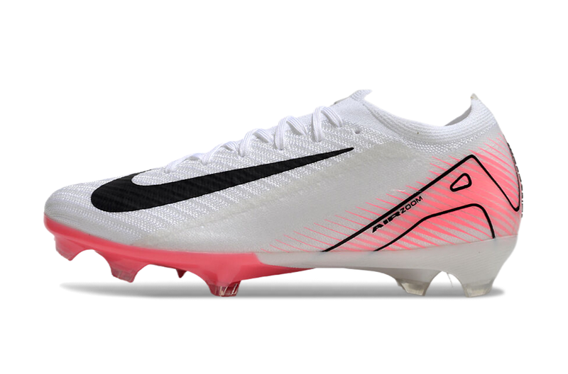 CHUTEIRA NIKE AIR ZOOM MERCURIAL VAPOR 16 ELITE CAMPO - BRANCA E ROSA