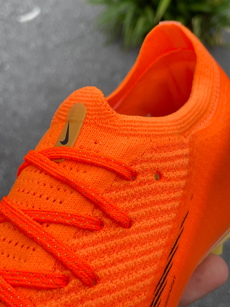[PRONTA ENTREGA] CHUTEIRA NIKE AIR ZOOM MERCURIAL VAPOR 16 ELITE CAMPO - LARANJA E PRETA