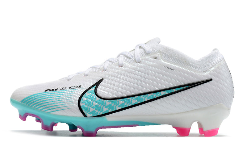 CHUTEIRA NIKE AIR ZOOM MERCURIAL VAPOR 15 ELITE CAMPO - BRANCA E AZUL