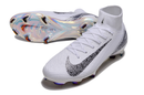 CHUTEIRA NIKE AIR ZOOM MERCURIAL SUPERFLY 10 ELITE CAMPO -BRANCA E PRETA