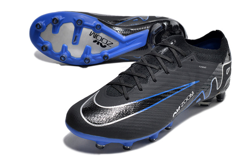 CHUTEIRA NIKE AIR ZOOM MERCURIAL VAPOR 15 ELITE CAMPO (AG) "SHADOW" - PRETA E AZUL