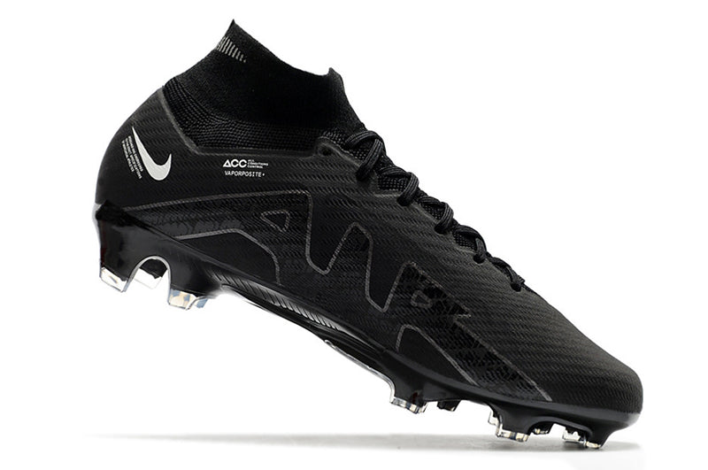 CHUTEIRA NIKE AIR ZOOM MERCURIAL SUPERFLY 9 ELITE CAMPO - PRETA ALL BLACK