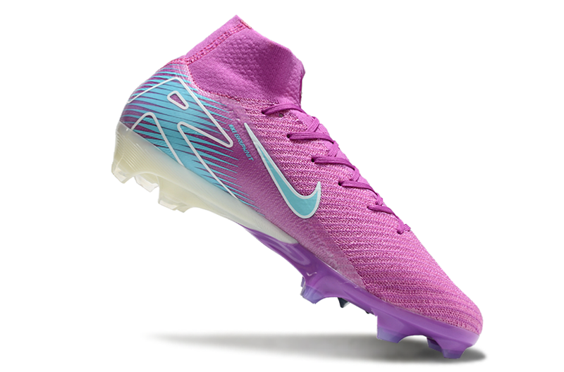 CHUTEIRA NIKE AIR ZOOM MERCURIAL SUPERFLY 10 ELITE CAMPO - ROXA E AZUL
