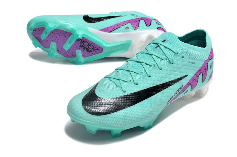 CHUTEIRA NIKE AIR ZOOM MERCURIAL VAPOR 15 ELITE CAMPO "PEAK READY" - CIANO E ROXO