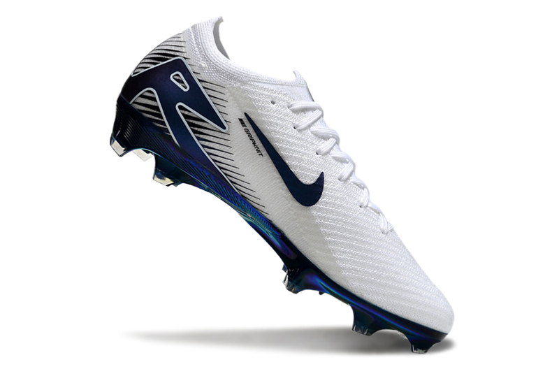 CHUTEIRA NIKE AIR ZOOM MERCURIAL VAPOR 16 ELITE CAMPO - BRANCA E AZUL ESCURO