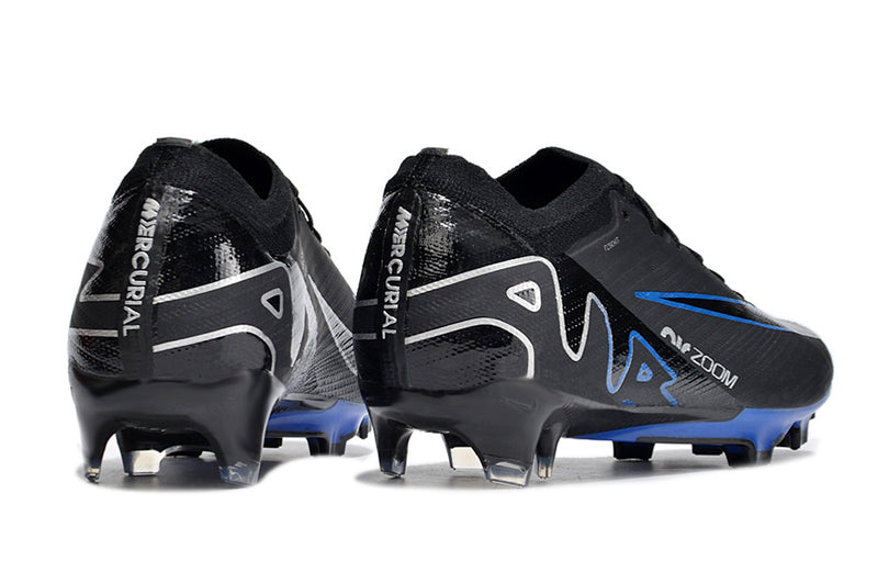 CHUTEIRA NIKE AIR ZOOM MERCURIAL VAPOR 15 ELITE CAMPO "SHADOW" - PRETA E AZUL