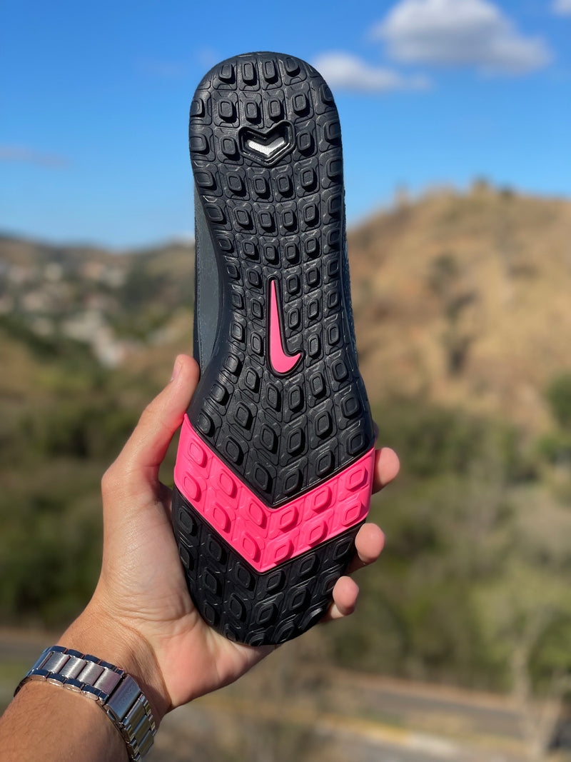 [PRONTA ENTREGA] CHUTEIRA NIKE MERCURIAL AIR ZOOM SUPERFLY 10 ELITE SOCIETY "AIR MAX 95" - PRETA E ROSA