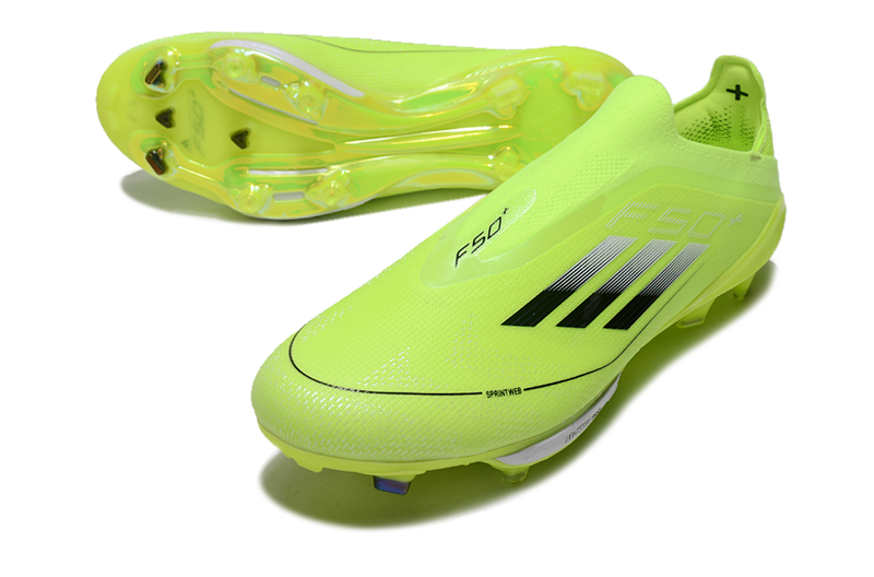 CHUTEIRA ADIDAS F50 LACELESS LIGHTSTRIKE PRO ELITE CAMPO - VERDE