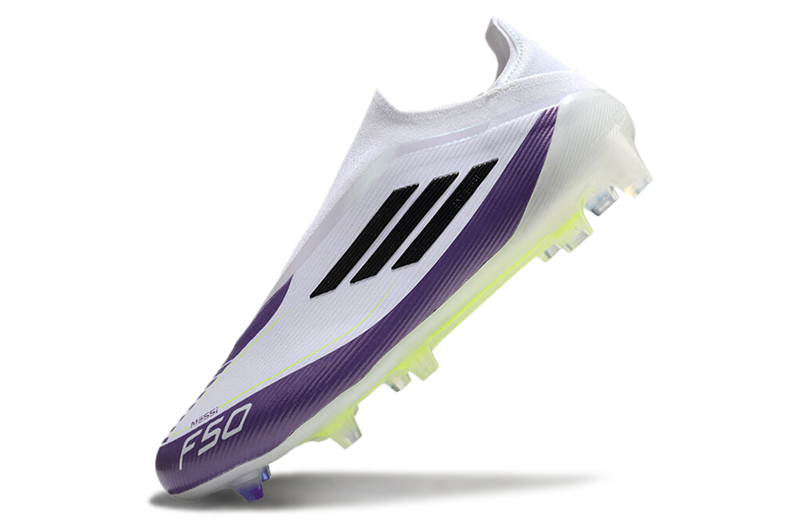 ADIDAS F50 LACELASS ELITE CAMPO - BRANCA E ROXA