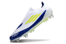 ADIDAS F50 LACELASS ELITE TRAVA MISTA  - BRANCA E AZUL