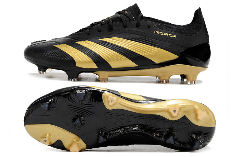 ADIDAS PREDATOR 24 ELITE CAMPO - PRETA E AMARELA