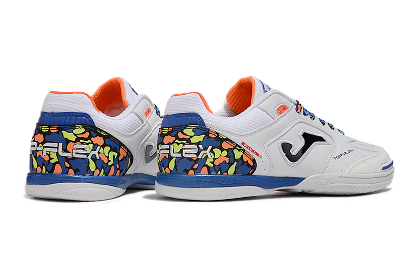 CHUTEIRA JOMA TOP FLEX FUTSAL - BRANCA