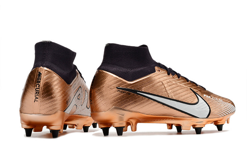 CHUTEIRA NIKE AIR ZOOM MERCURIAL SUPERFLY 9 ELITE TRAVA MISTA "GENERATION" - COBRE