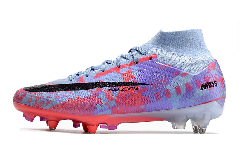 CHUTEIRA NIKE AIR ZOOM MERCURIAL SUPERFLY 9 ELITE TRAVA MISTA FIXA "VALENTINES DAY" - ROXA
