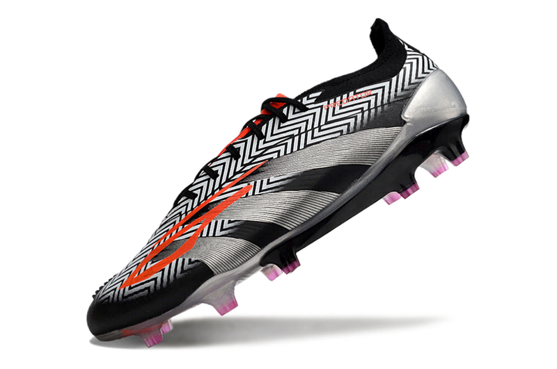 ADIDAS PREDATOR 24 ELITE CAMPO - PRETA E BRANCA