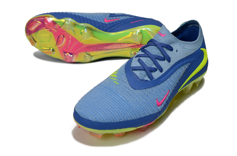 CHUTEIRA NIKE PHANTOM 6 ELITE CAMPO - AZUL E VERDE