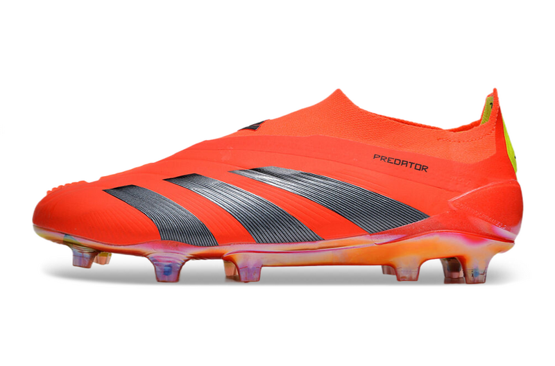 ADIDAS PREDATOR 24 LACELESS ELITE CAMPO "PREDSTIRKE" - LARANJA E PRETA