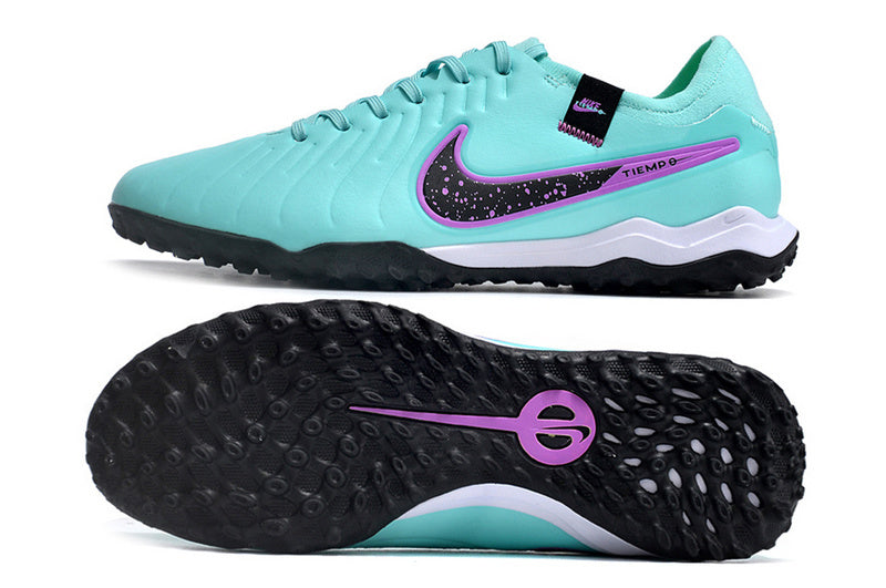 CHUTEIRA NIKE TIEMPO LEGEND 10 SOCIETY - AZUL,PRETA E ROSA