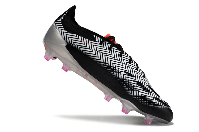 ADIDAS PREDATOR 24 ELITE CAMPO - PRETA E BRANCA