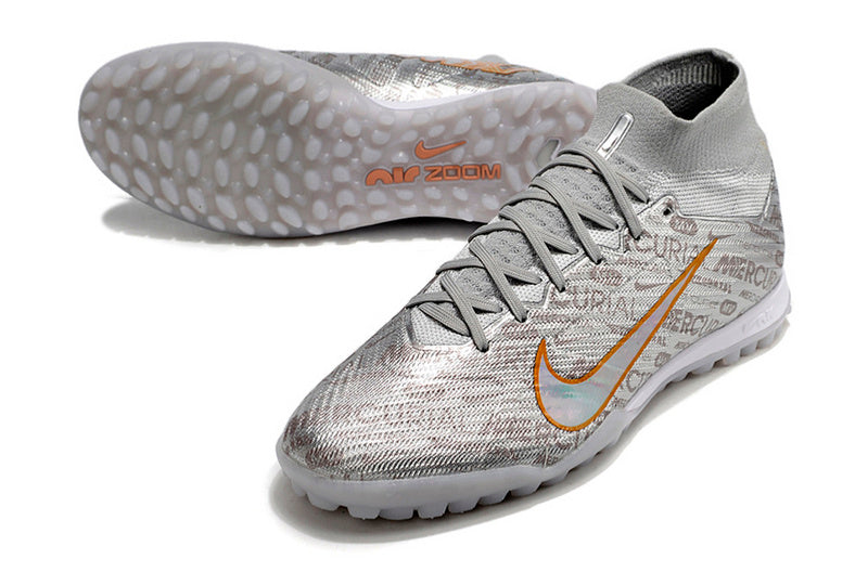 CHUTEIRA NIKE MERCURIAL AIR ZOOM SUPERFLY 9 ELITE SOCIETY "ANNIVERSARY 25 YEARS" - PRATA