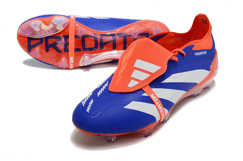 ADIDAS PREDATOR 24 FT ELITE CAMPO - AZUL E LARANJA