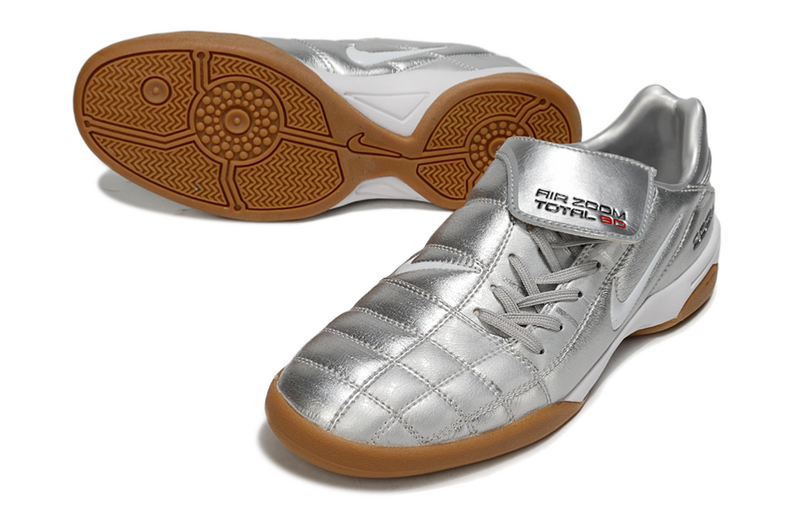 CHUTEIRA NIKE AIR ZOOM TOTAL 90 III FUTSAL - PRATA