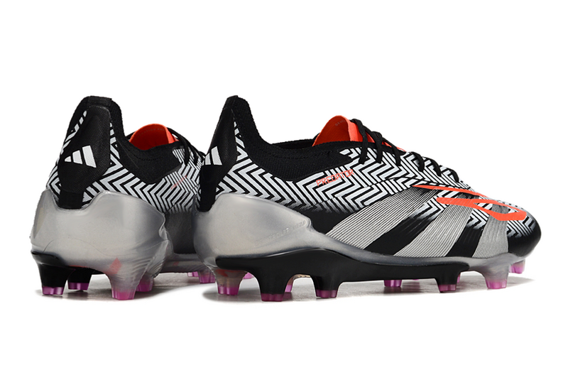 ADIDAS PREDATOR 24 ELITE CAMPO - PRETA E BRANCA