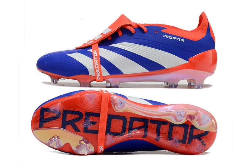 ADIDAS PREDATOR 24 FT ELITE CAMPO - AZUL E LARANJA