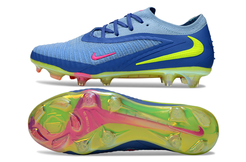 CHUTEIRA NIKE PHANTOM 6 ELITE CAMPO - AZUL E VERDE