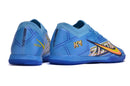 CHUTEIRA NIKE AIR ZOOM MERCURIAL VAPOR 15 ELITE FUTSAL "MBAPPÉ COMIC" - AZUL