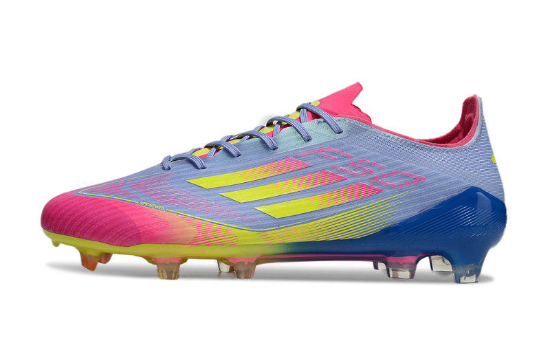CHUTEIRA ADIDAS F50 ELITE CAMPO - AZUL E COLORIDA