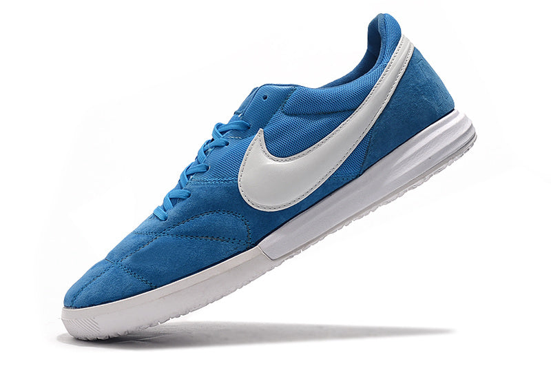 CHUTEIRA NIKE PREMIER II SALA FUTSAL - AZUL E BRANCA
