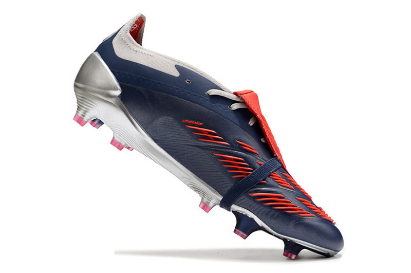 ADIDAS PREDATOR 24 FT ELITE CAMPO ''ROTEIRO'' - CINZA E AZUL