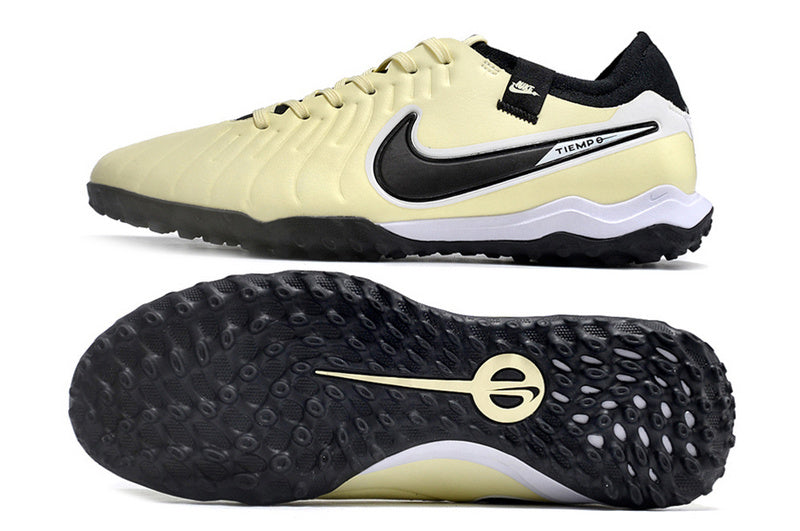CHUTEIRA NIKE TIEMPO LEGEND 10 SOCIETY "MAD READY" - BEGE E PRETA