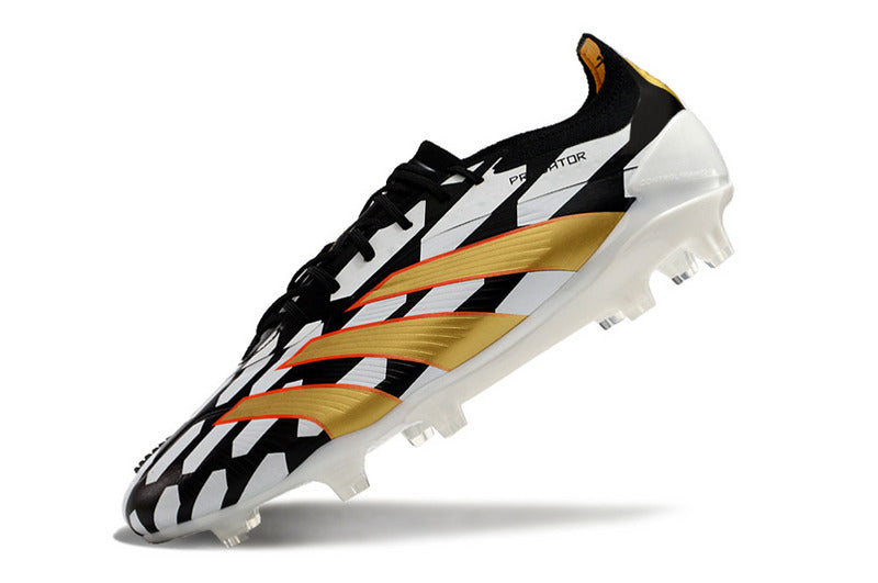 ADIDAS PREDATOR 24 ELITE CAMPO - PRETA E BRANCA