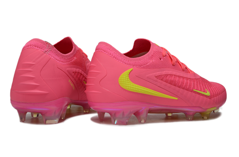 CHUTEIRA NIKE PHANTOM 6 ELITE CAMPO - ROSA E AMARELA