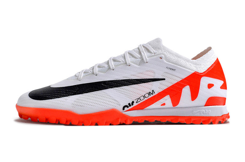 CHUTEIRA NIKE AIR ZOOM MERCURIAL VAPOR 15 ELITE FUTSAL "READY" - BRANCA E LARANJA