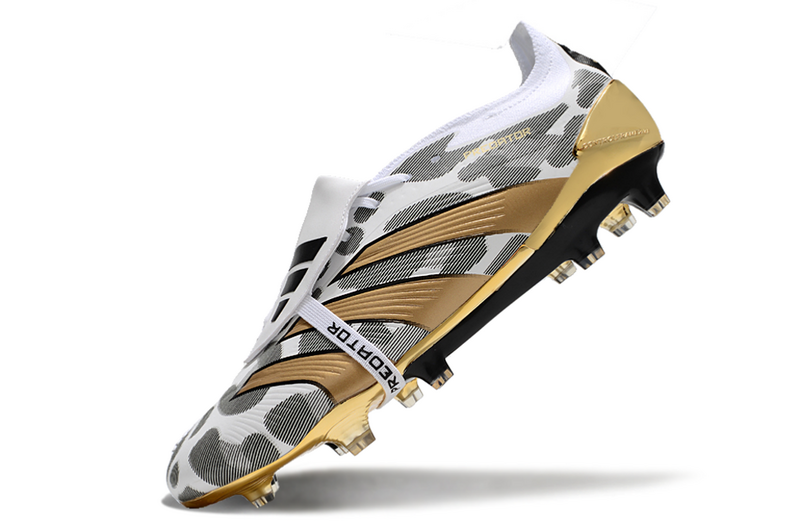 ADIDAS PREDATOR 24 FT ELITE CAMPO "GENERATION PRED 2.0" - BRANCA E DOURADA