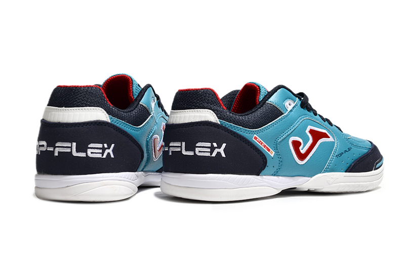 CHUTEIRA JOMA TOP FLEX FUTSAL - AZUL E PRETA