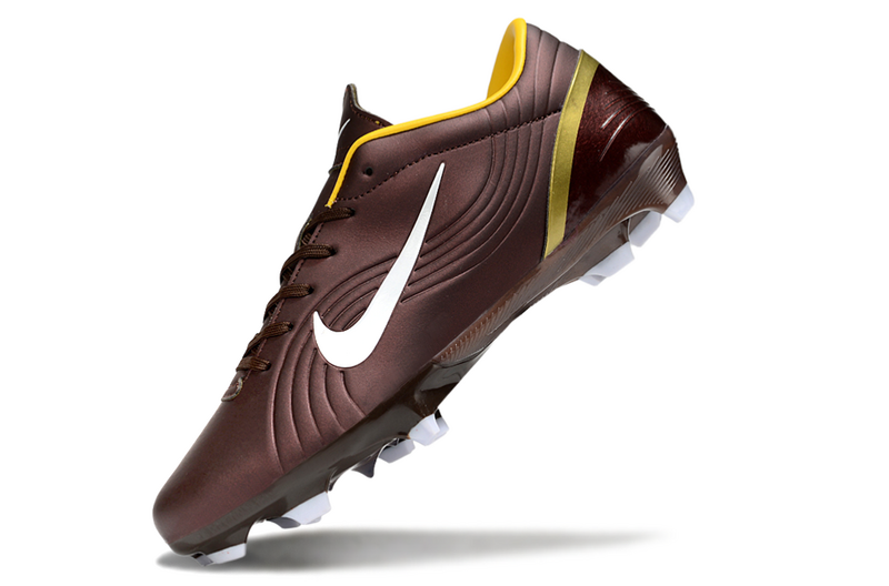 CHUTEIRA NIKE AIR ZOOM MERCURIAL VAPOR 1 ELITE CAMPO "DARK CINDER CR7" - MARROM