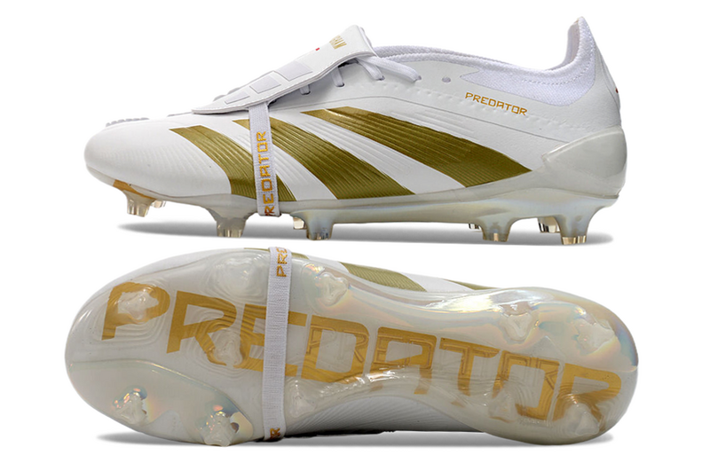 ADIDAS PREDATOR 24 FT ELITE CAMPO "BELLIGOLD" - BRANCA E DOURADA