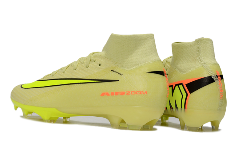 CHUTEIRA NIKE AIR ZOOM MERCURIAL SUPERFLY 10 ELITE CAMPO "MAX VOLTAGE" - AMARELA E VERDE